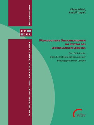 cover image of Pädagogische Organisationen im System des lebenslangen Lernens